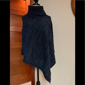 Barefoot Dreams CozyChic Turtleneck Poncho - One Size